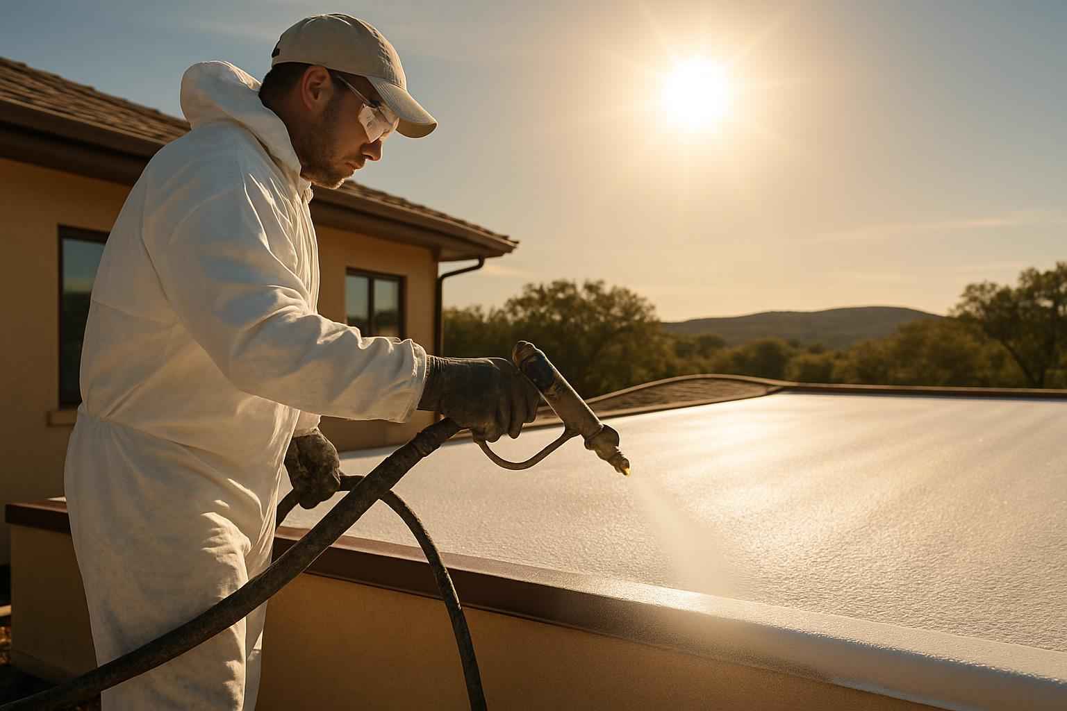 Foam Roof UV Protection Service in Ingram TX