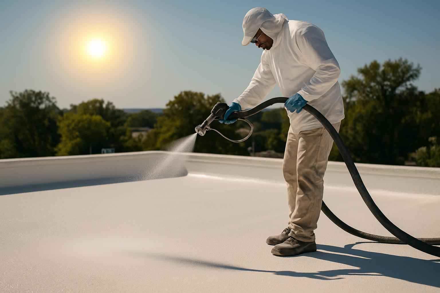 Foam Roof UV Protection Service in Johnson City TX