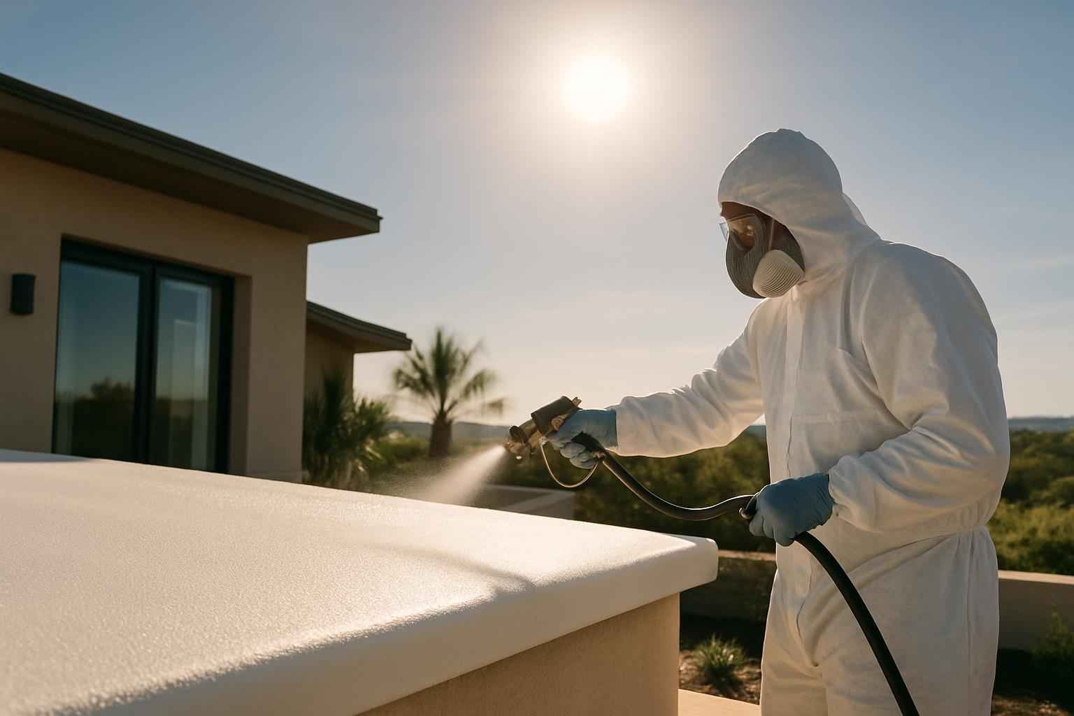 Foam Roof UV Protection Service in Sisterdale TX