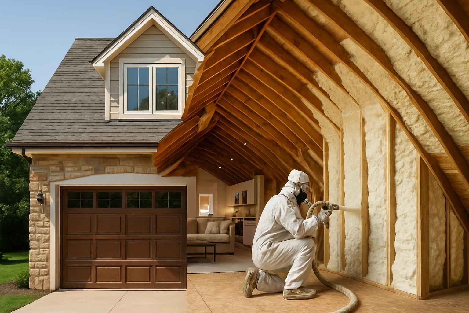 Garage Apartment Insulation Company in Comfort TX