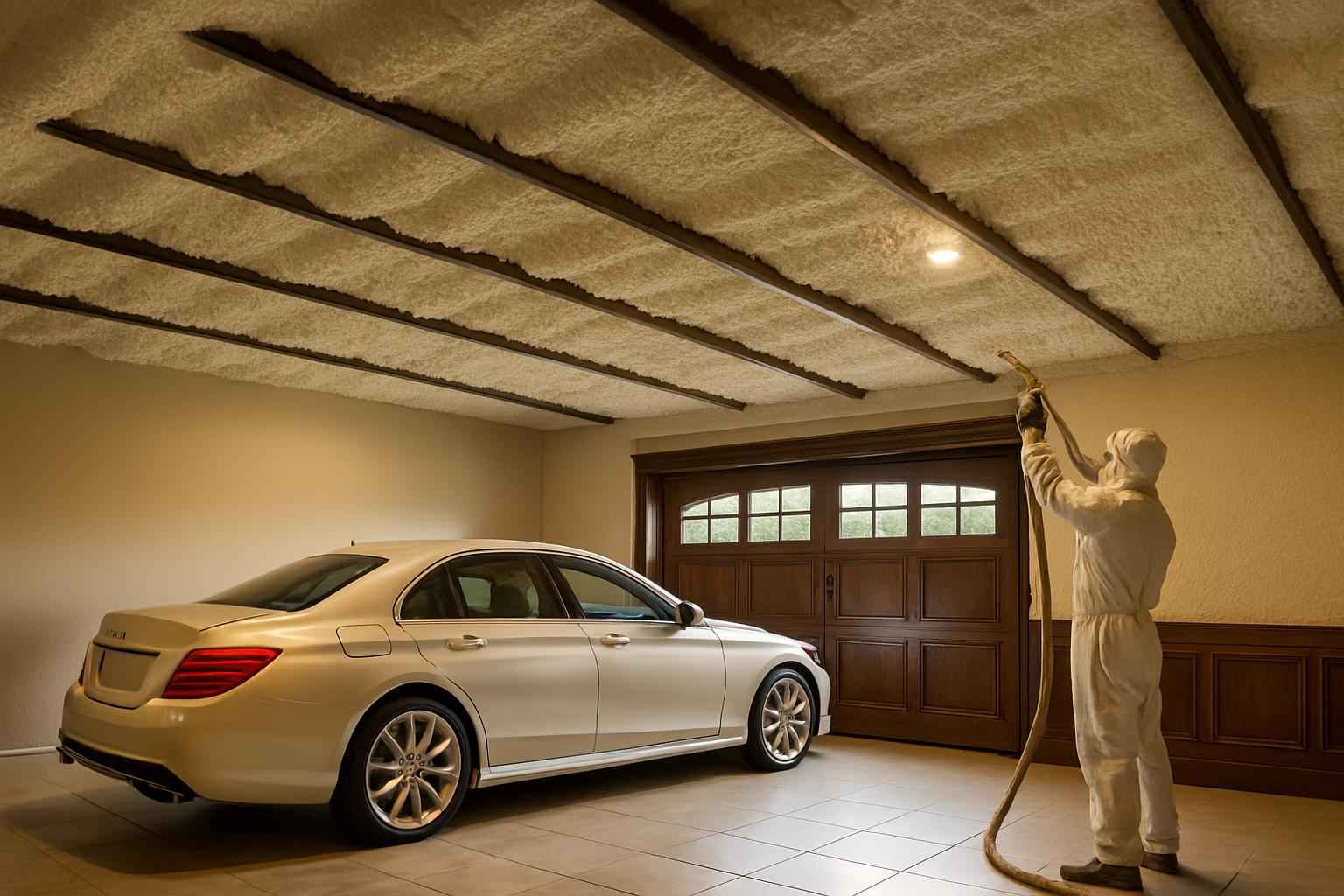 Garage Ceiling Foam Service in Doss TX