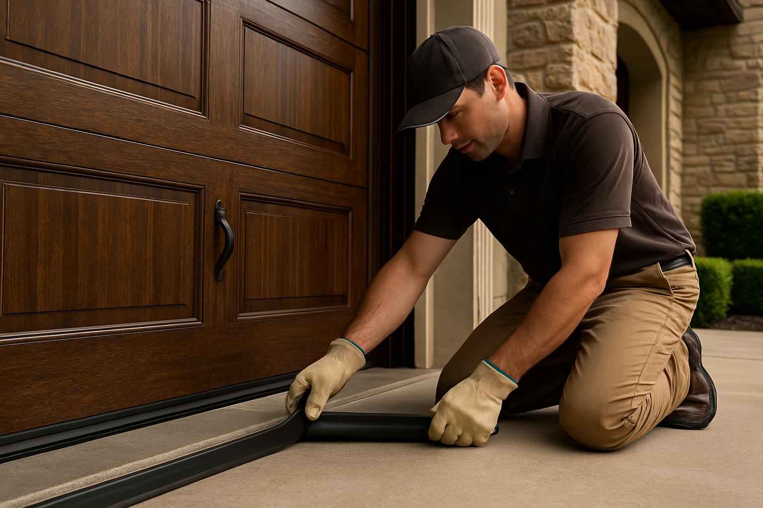 Garage Door Perimeter Seal Service in Doss TX