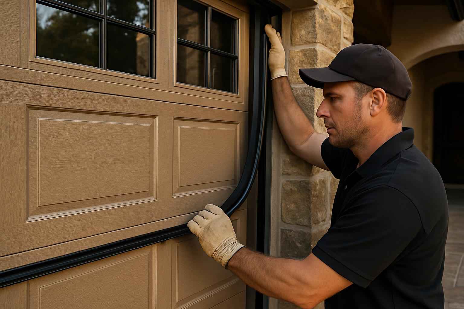 Garage Door Perimeter Seal Service in Harper TX