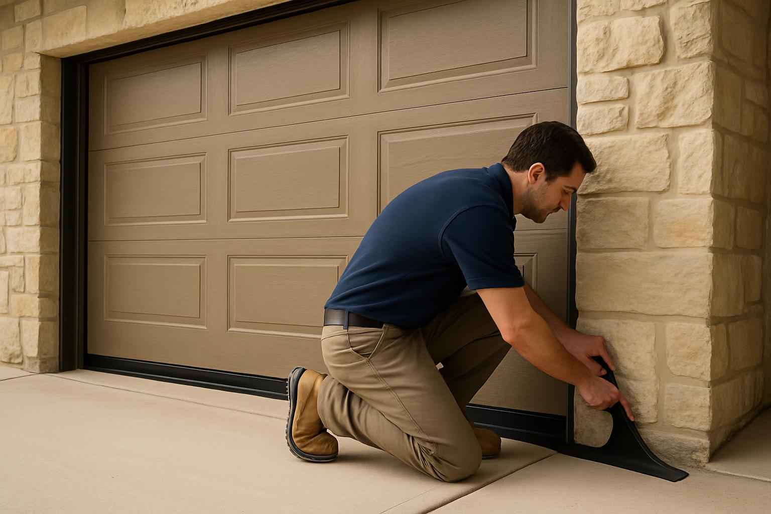 Garage Door Perimeter Seal Service in Sisterdale TX