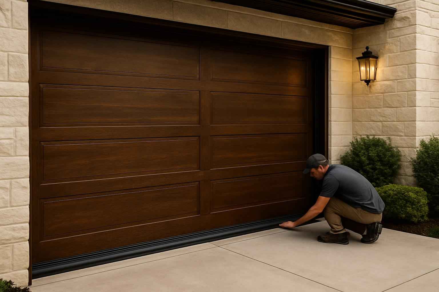 Garage Door Perimeter Seal Service in Waring TX