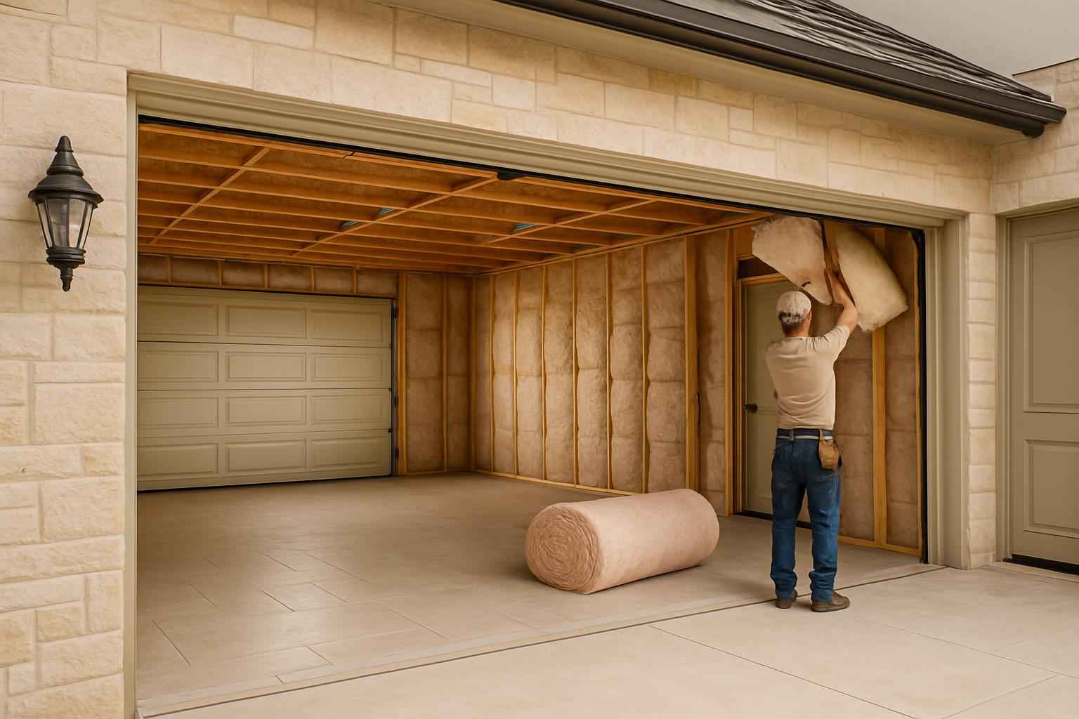Garage Retrofit Insulation in Blanco TX