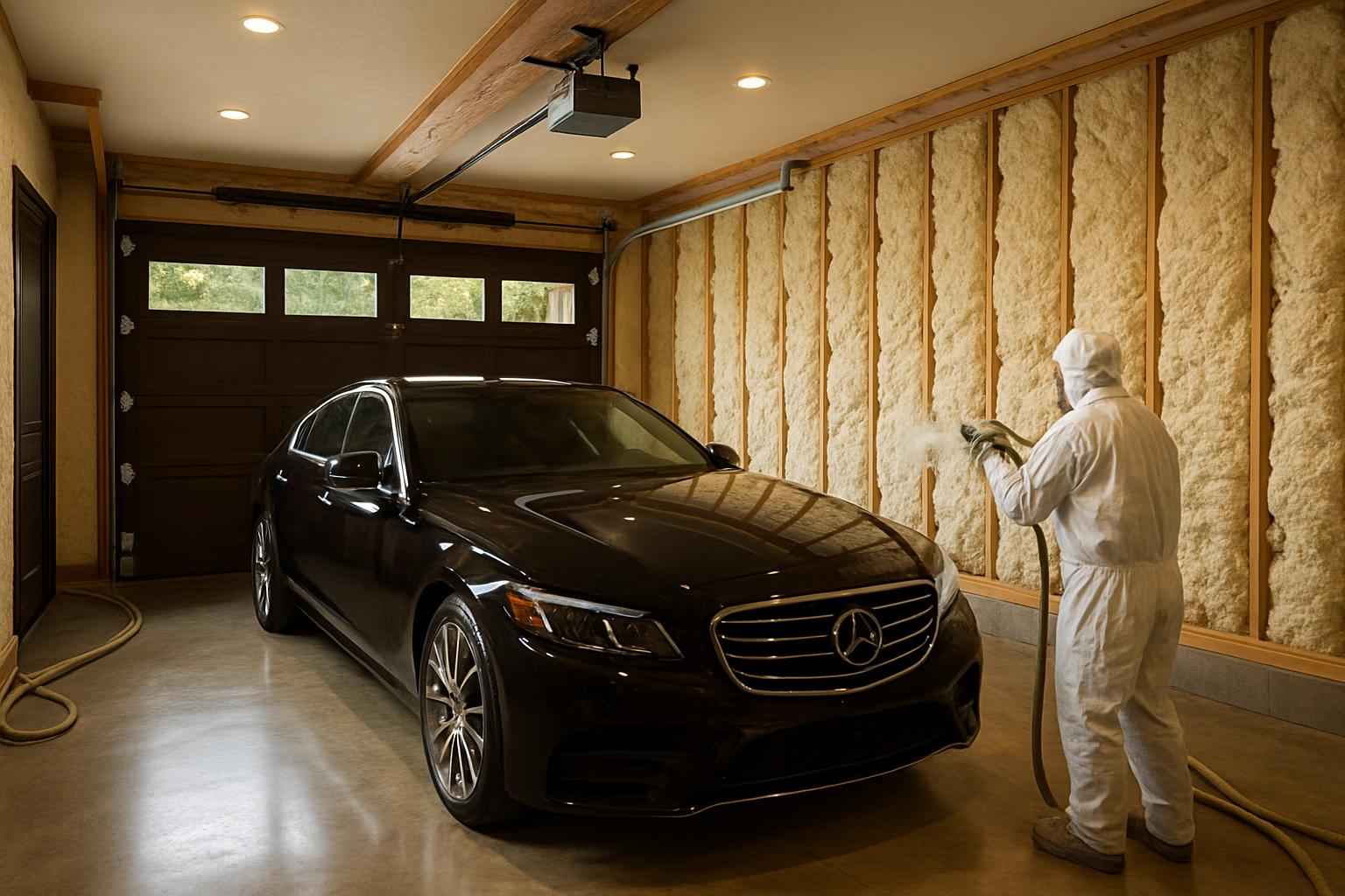 Garage Retrofit Insulation in Waring TX