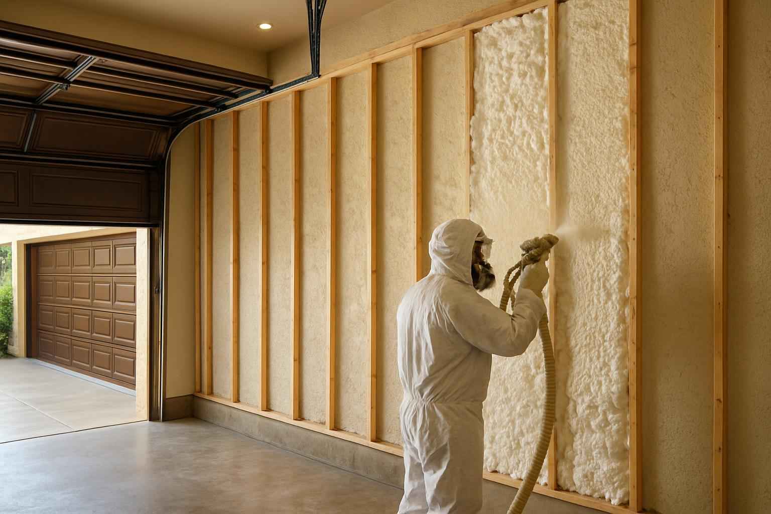 Garage Wall Foam Installer in Comfort TX