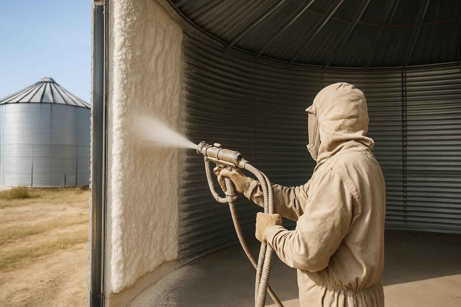 Grain Storage Insulation Service in Harper TX