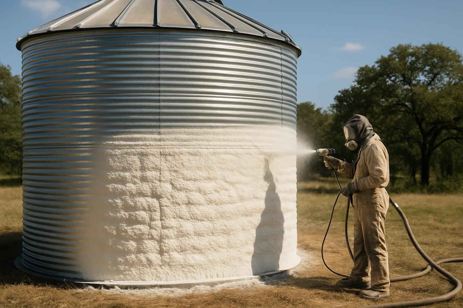 Grain Storage Insulation Service in Waring TX