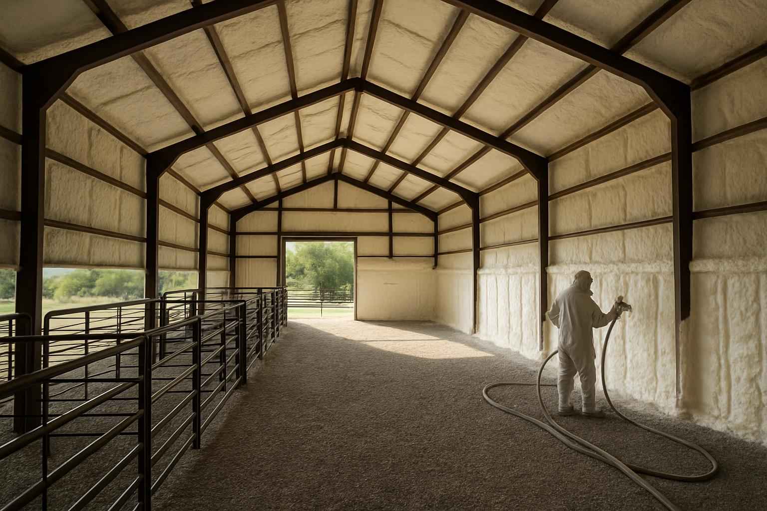 Livestock Barn Insulation Service in Center Point TX