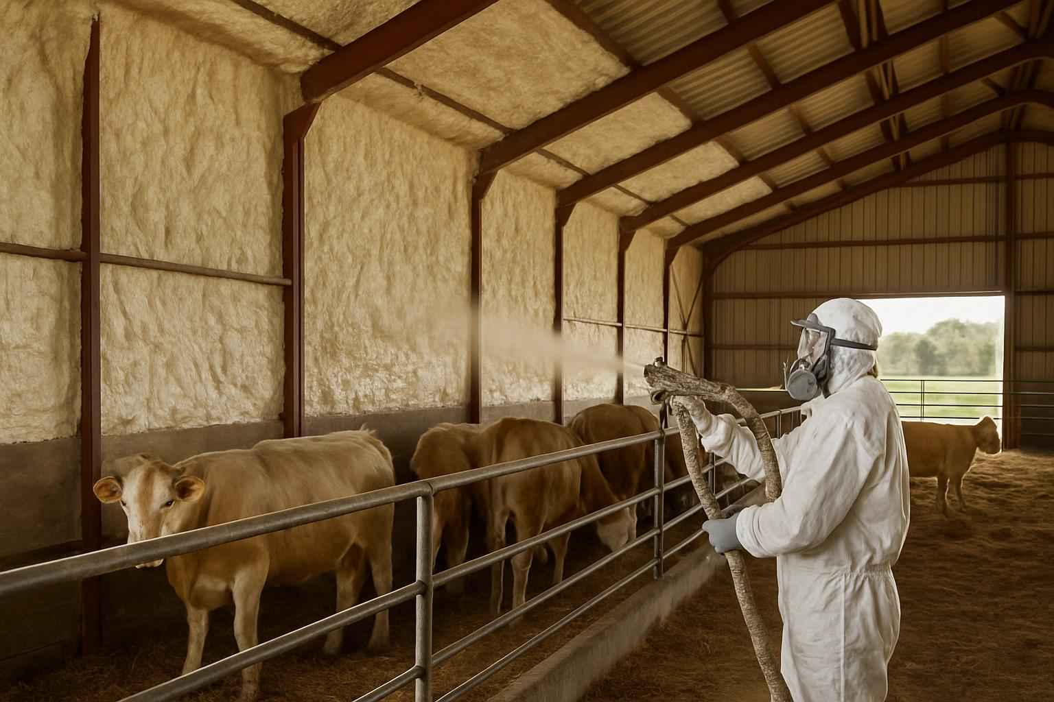 Livestock Barn Insulation Service in Comfort TX