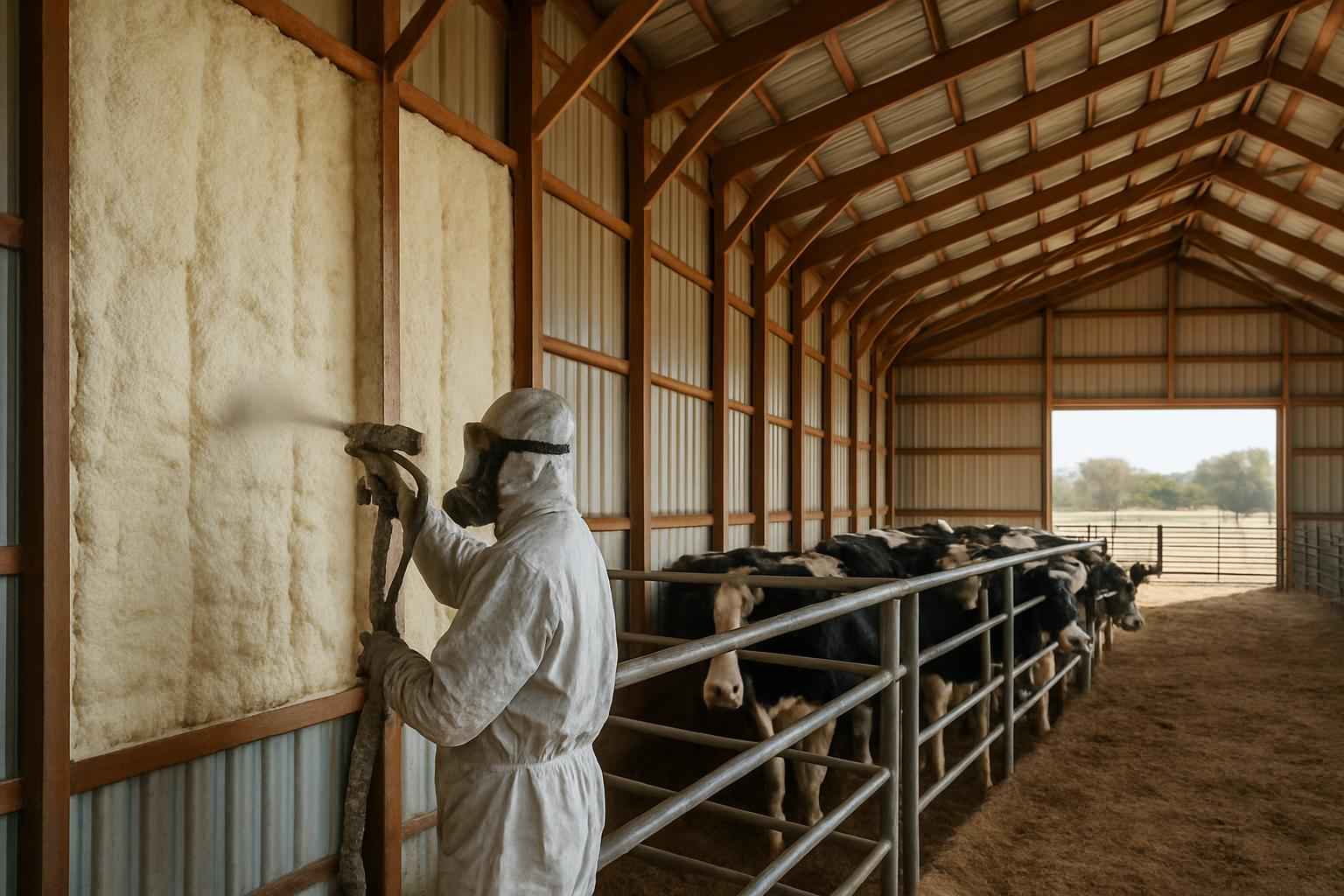 Livestock Barn Insulation Service in Doss TX