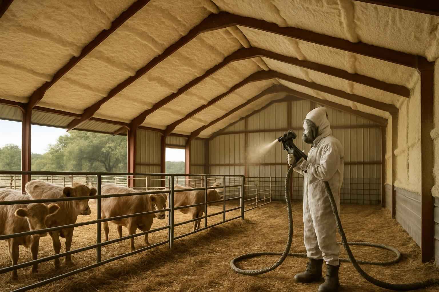 Livestock Barn Insulation Service in Harper TX