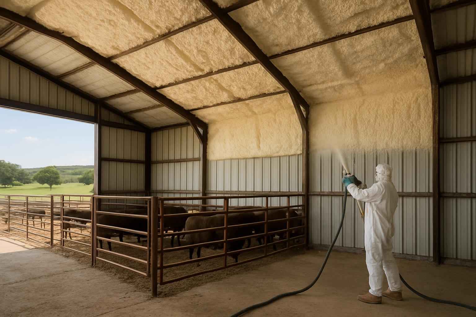 Livestock Barn Insulation Service in Sisterdale TX