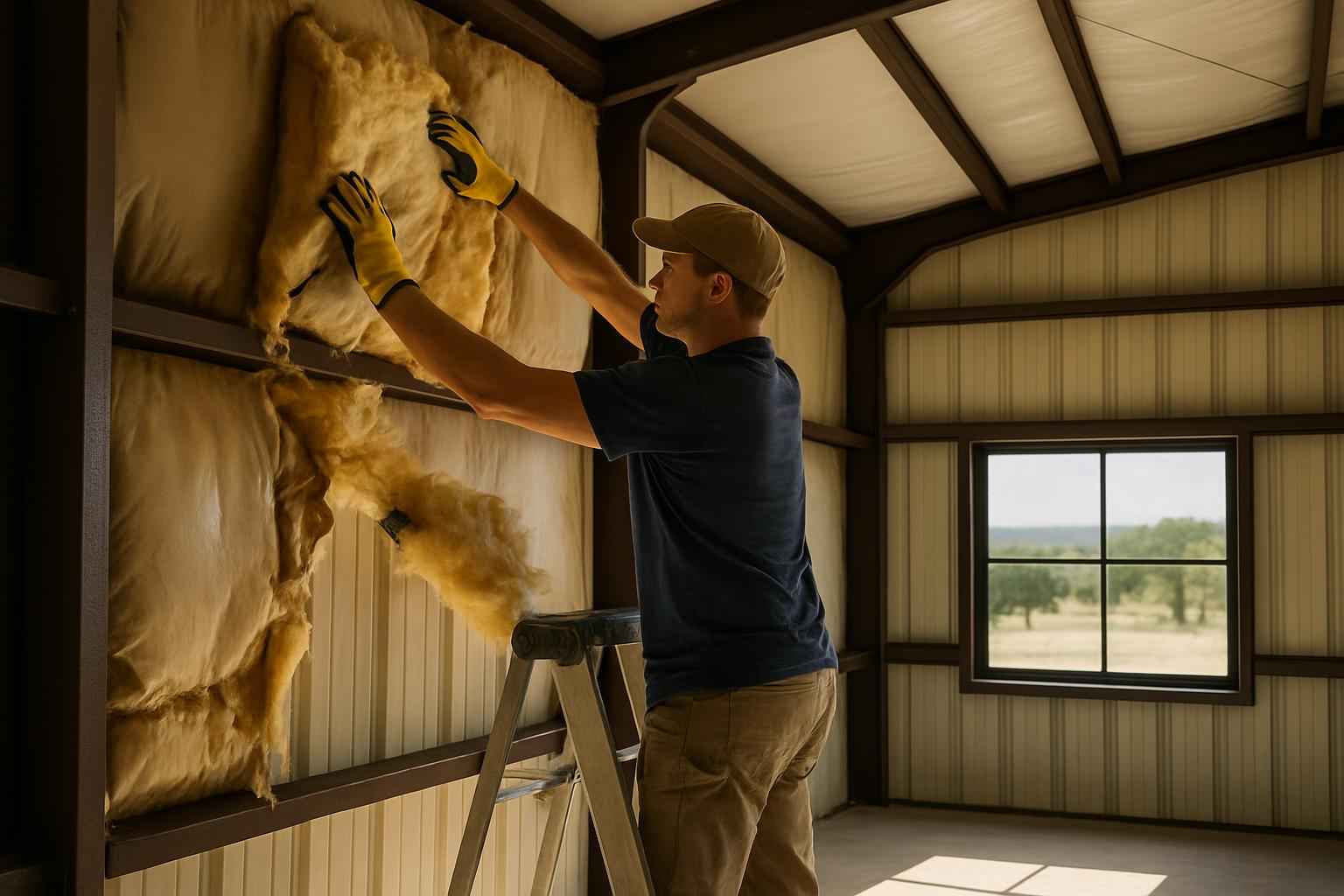 Metal Building Insulation Repair in Comfort TX