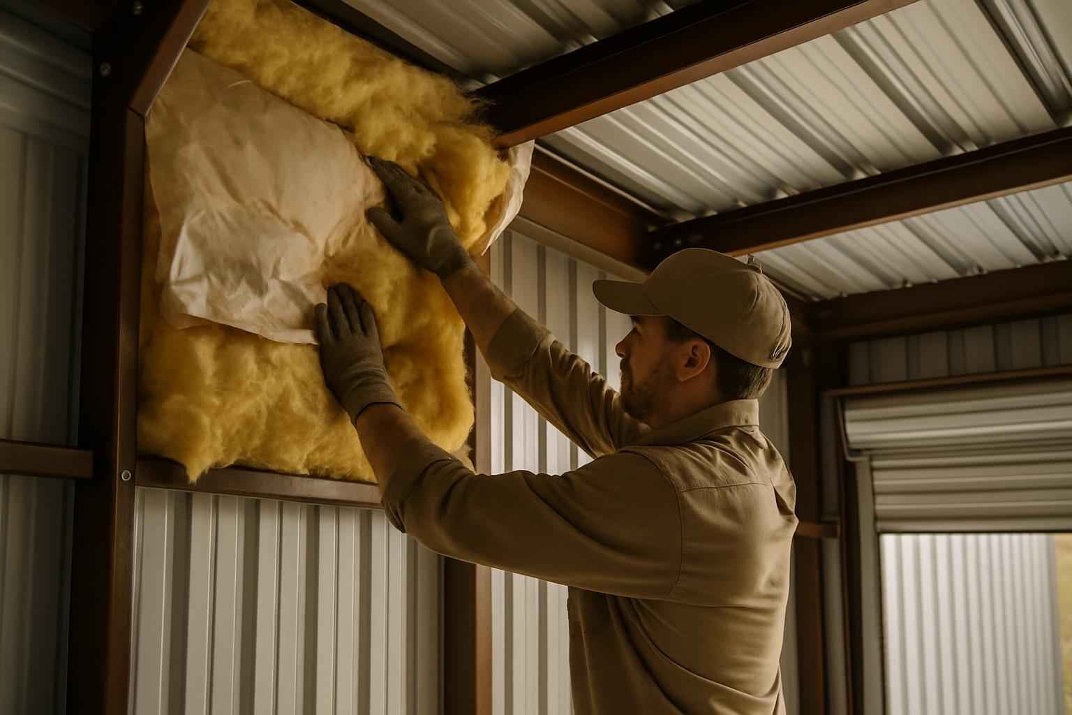 Metal Building Insulation Repair in Harper TX