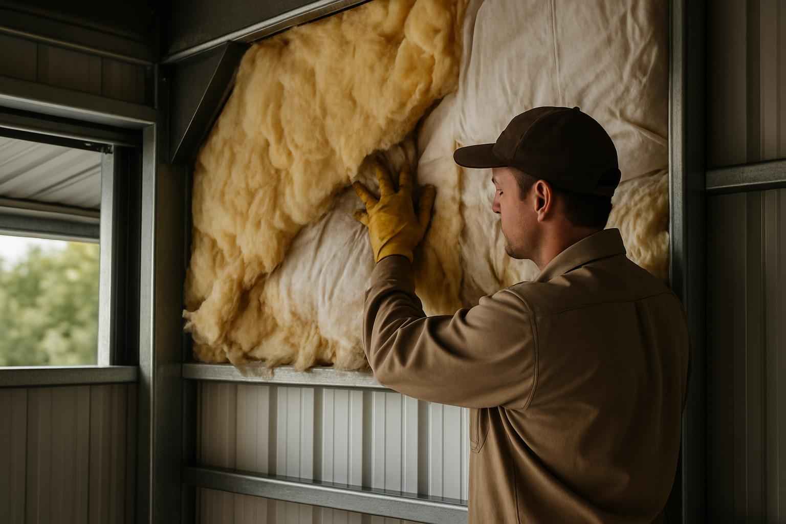 Metal Building Insulation Repair in Ingram TX