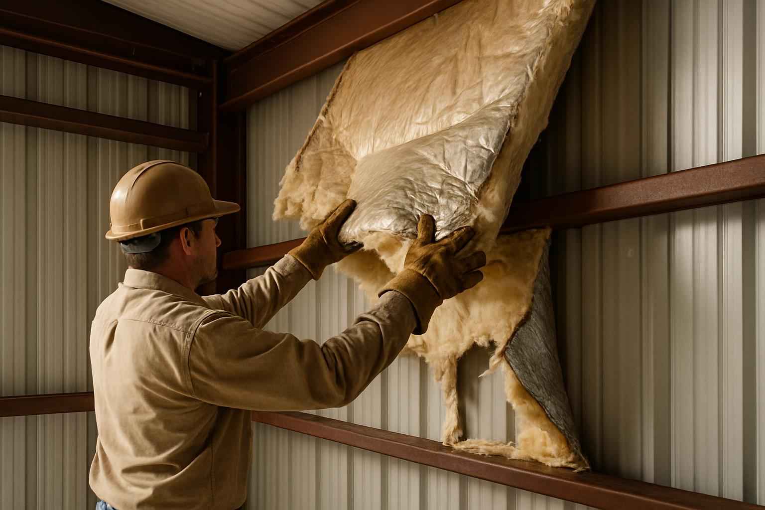 Metal Building Insulation Repair in Johnson City TX