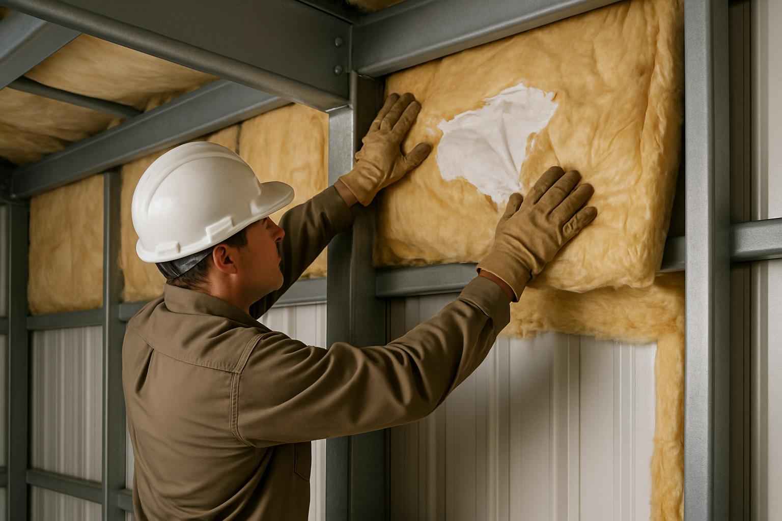 Metal Building Insulation Repair in Sisterdale TX