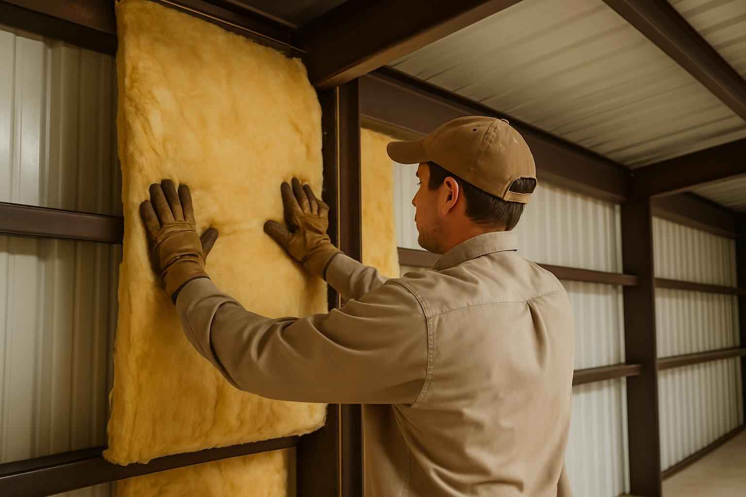 Metal Building Insulation Repair in Waring TX