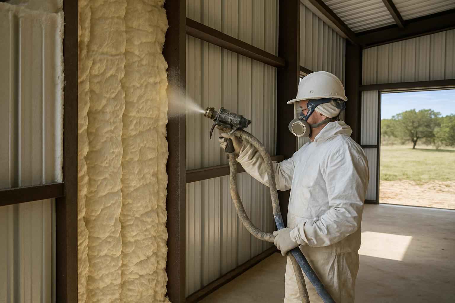 Metal Building Insulation Service in Doss TX