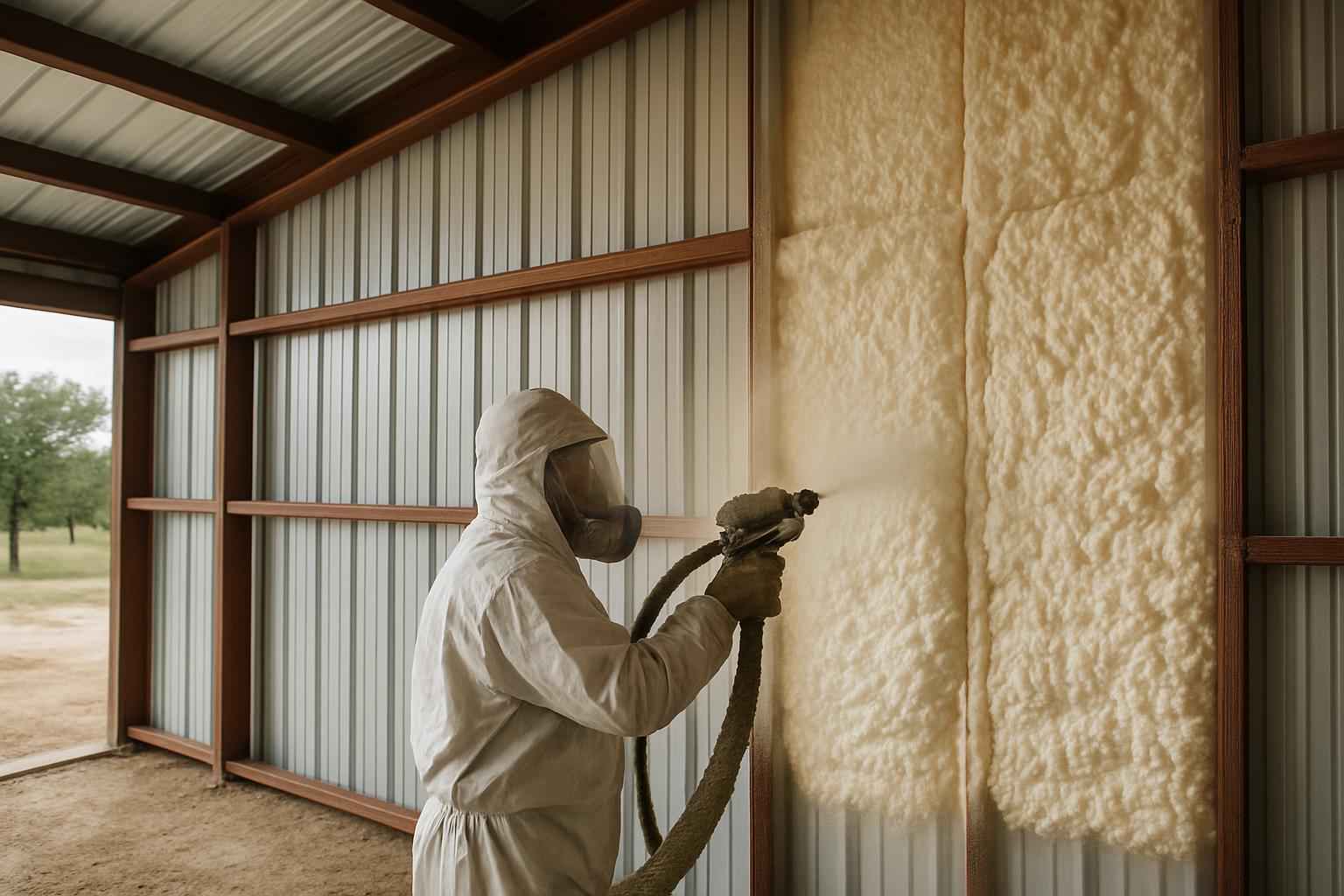 Metal Building Insulation Service in Harper TX