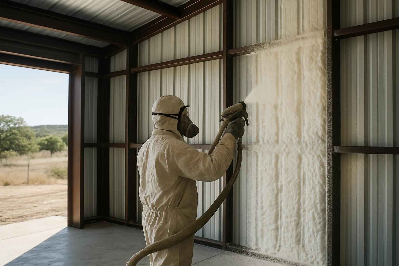 Metal Building Insulation Service in Johnson City TX