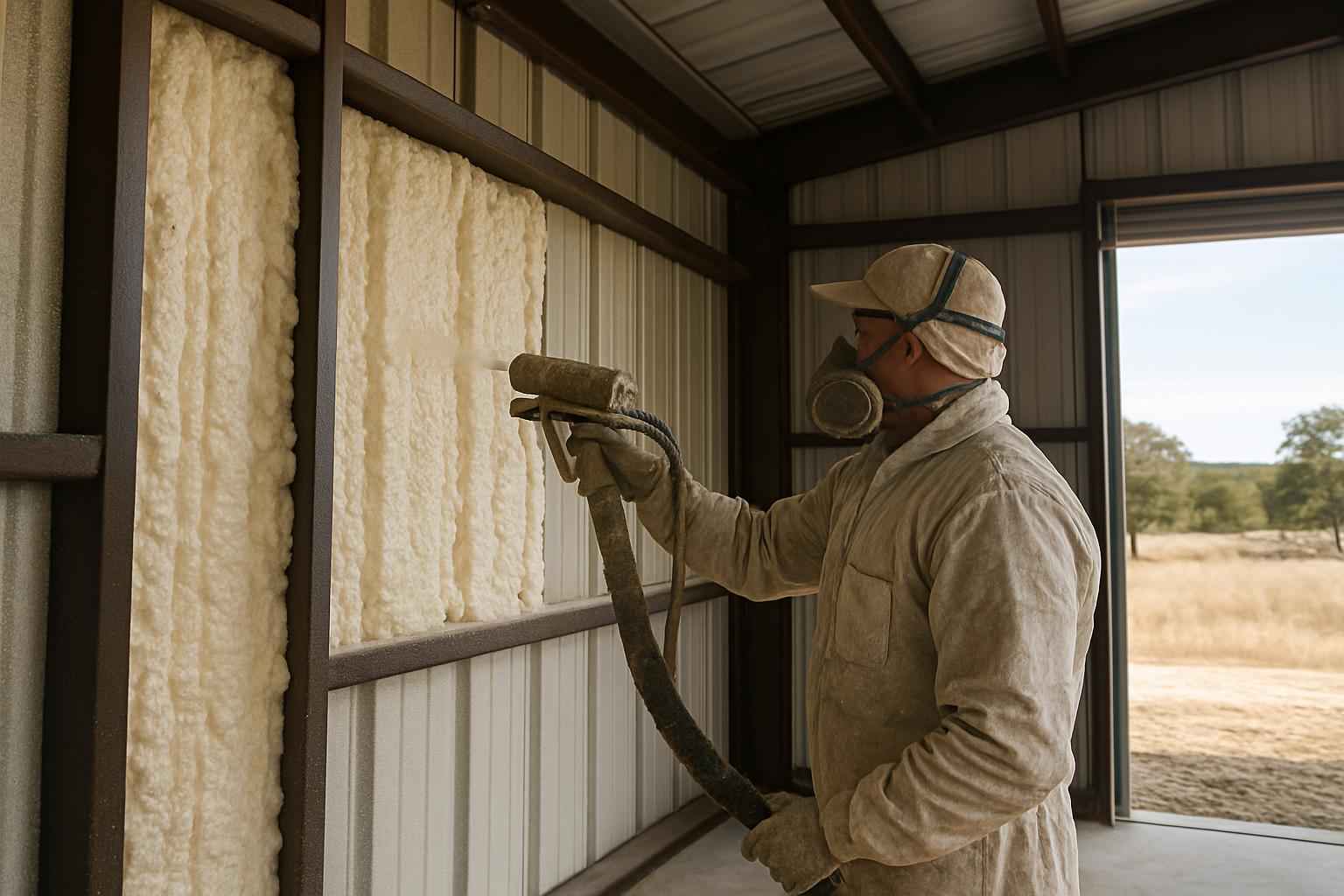 Metal Building Insulation Service in Sisterdale TX