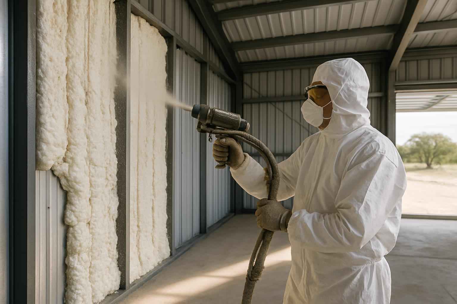 Metal Building Insulation Service in Waring TX