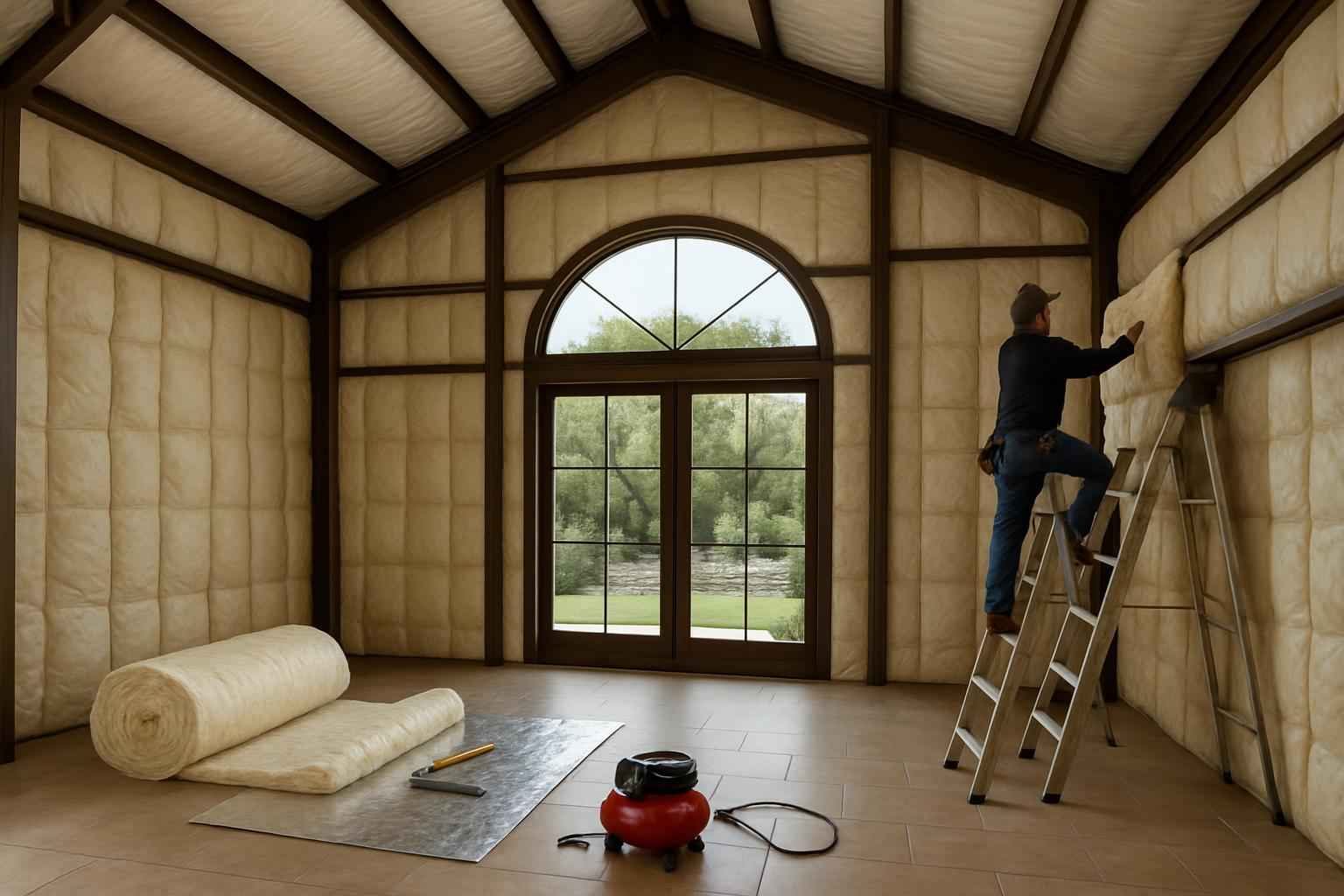 Metal Building Retrofit Insulation in Comfort TX