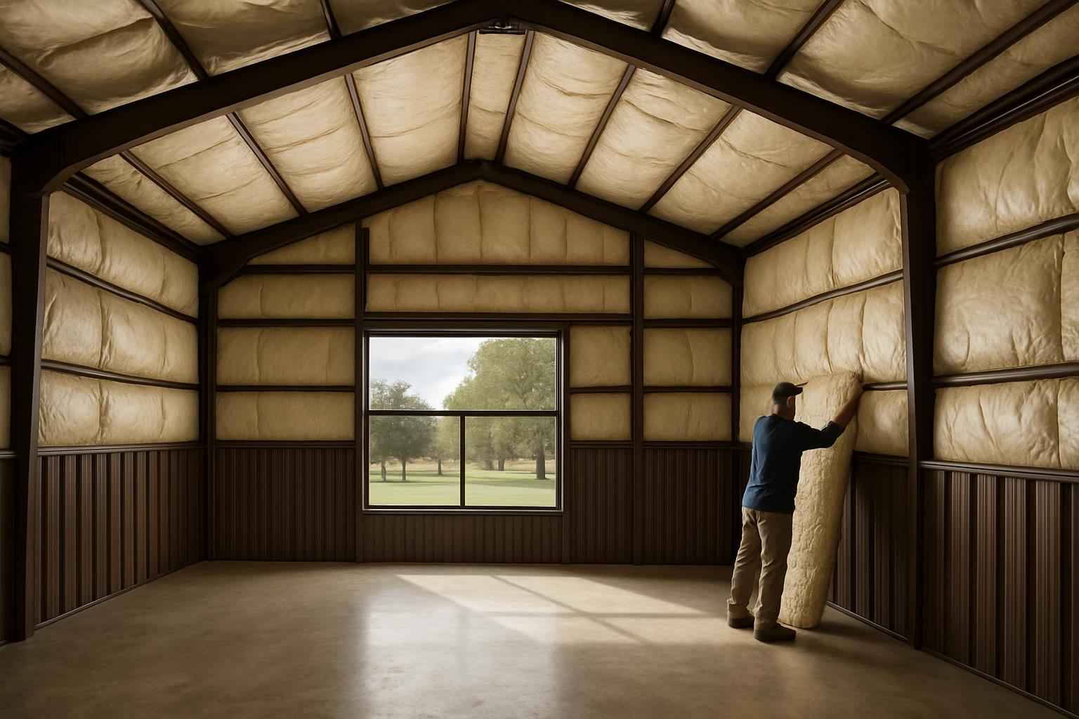 Metal Building Retrofit Insulation in Harper TX