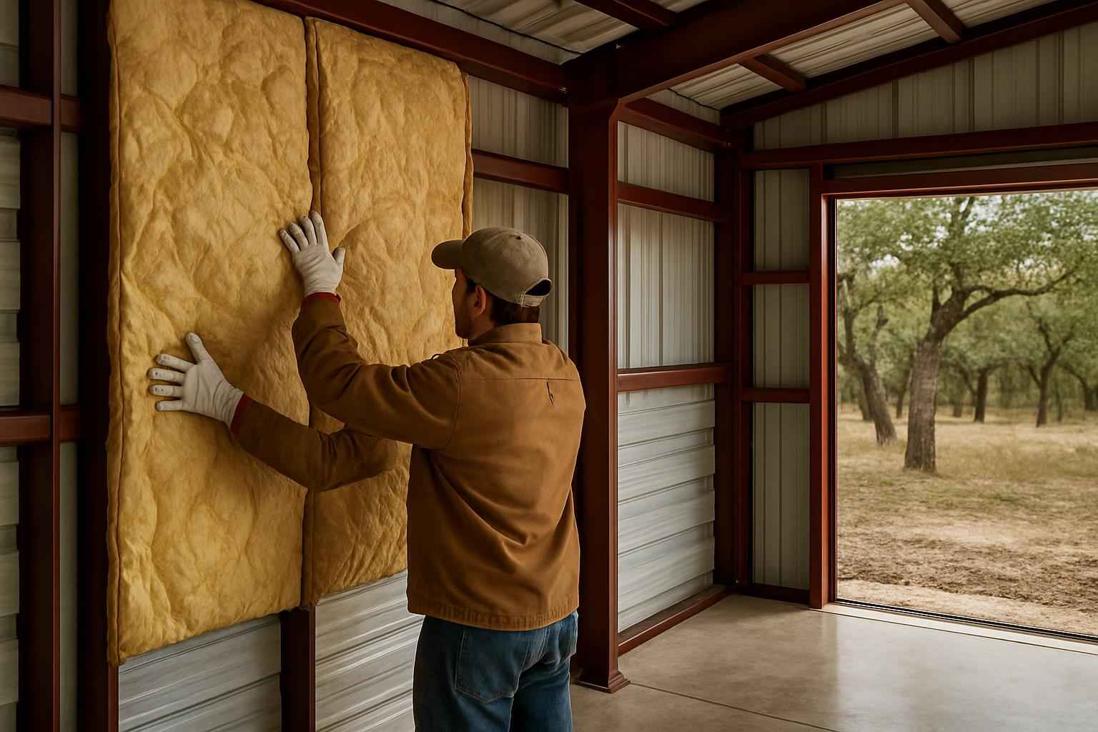 Metal Building Retrofit Insulation In Kendalia TX