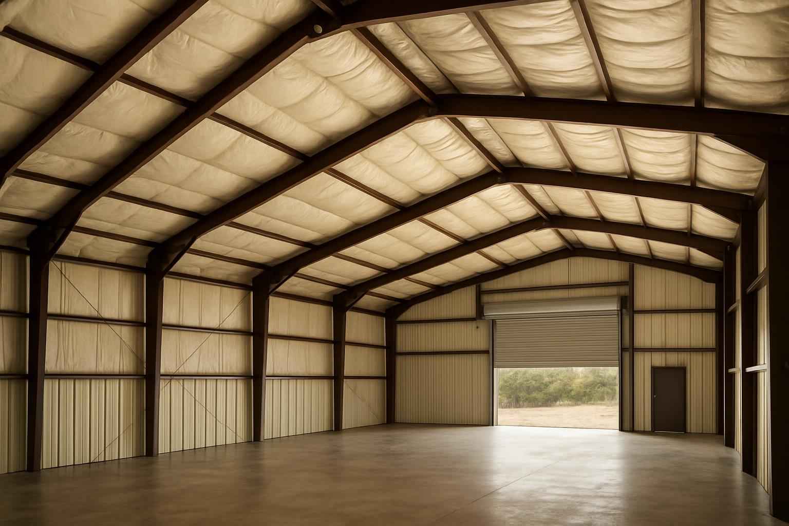 Metal Building Retrofit Insulation in Waring TX