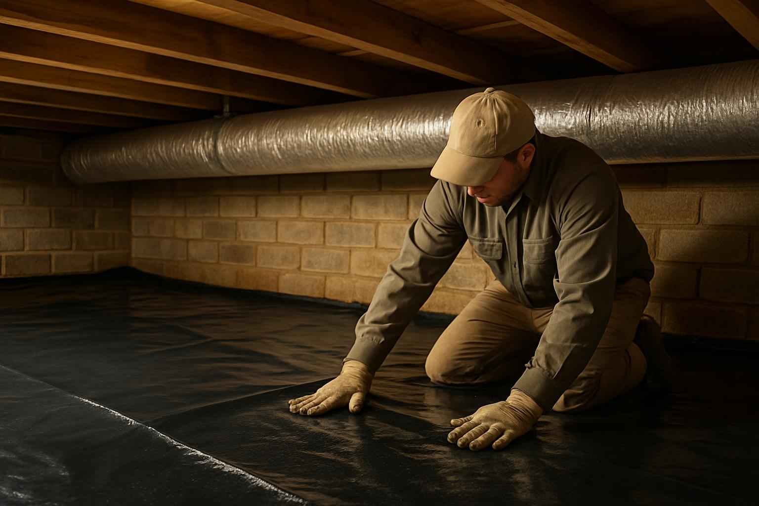 Moisture Control Vapor Barrier Service in Center Point TX