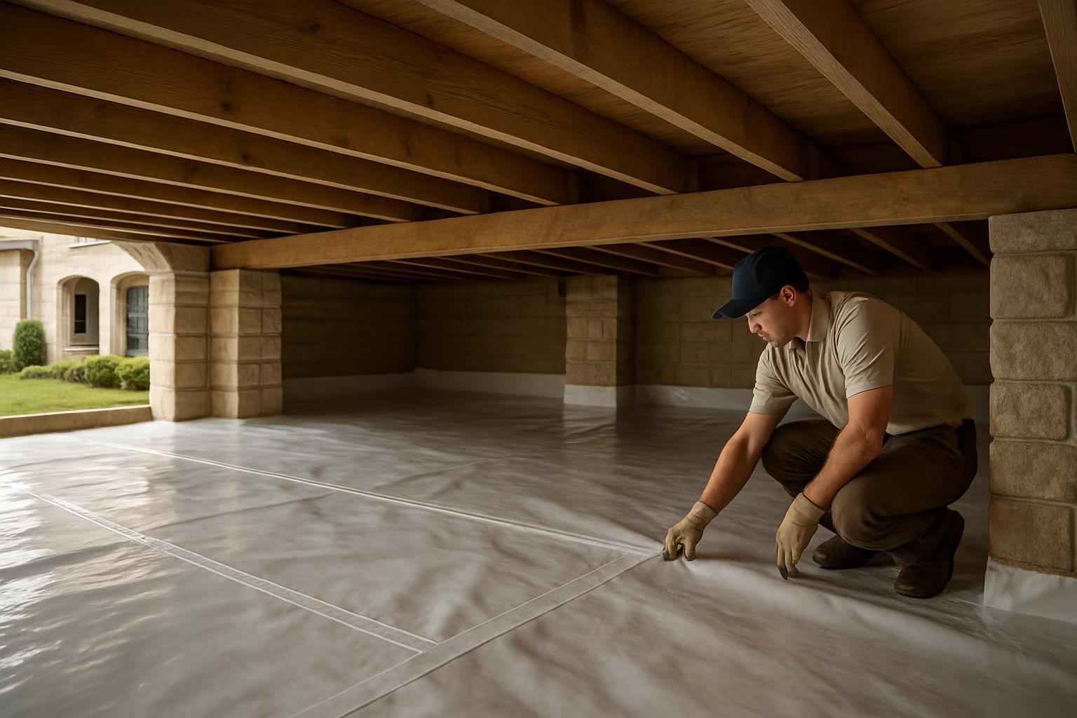 Moisture Control Vapor Barrier Service in Comfort TX