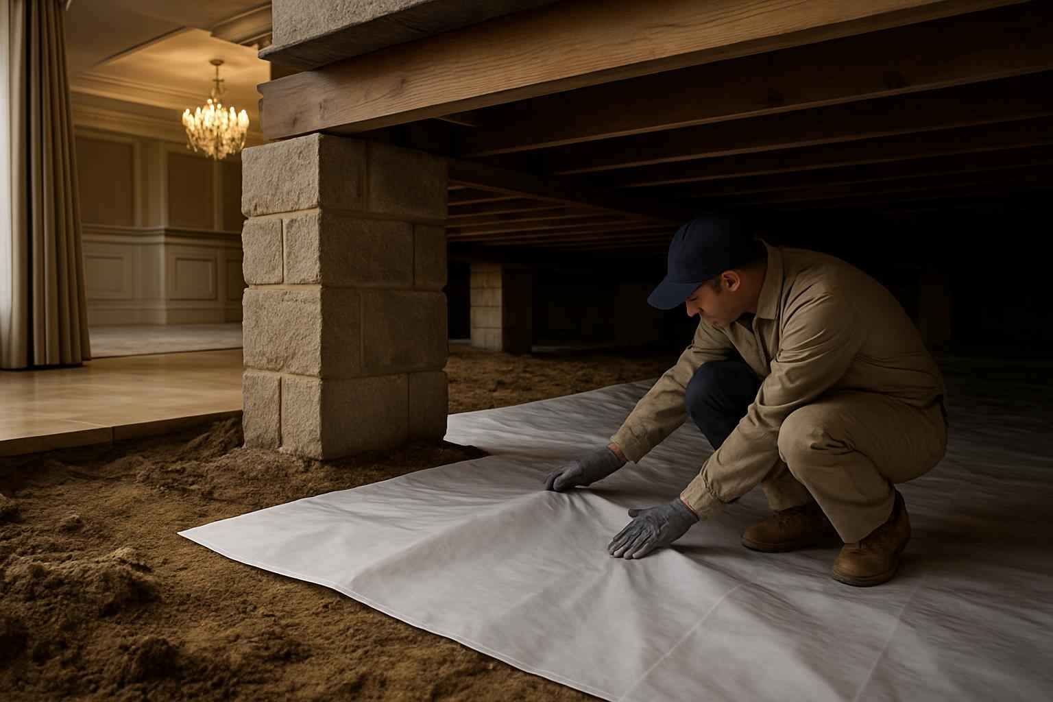 Moisture Control Vapor Barrier Service in Harper TX