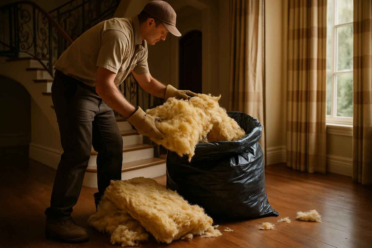 Old Insulation Disposal Service in Center Point TX