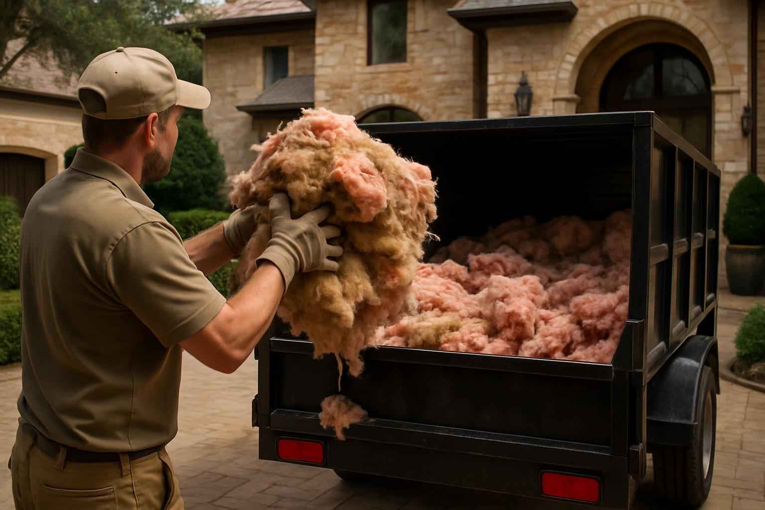 Old Insulation Disposal Service in Waring TX