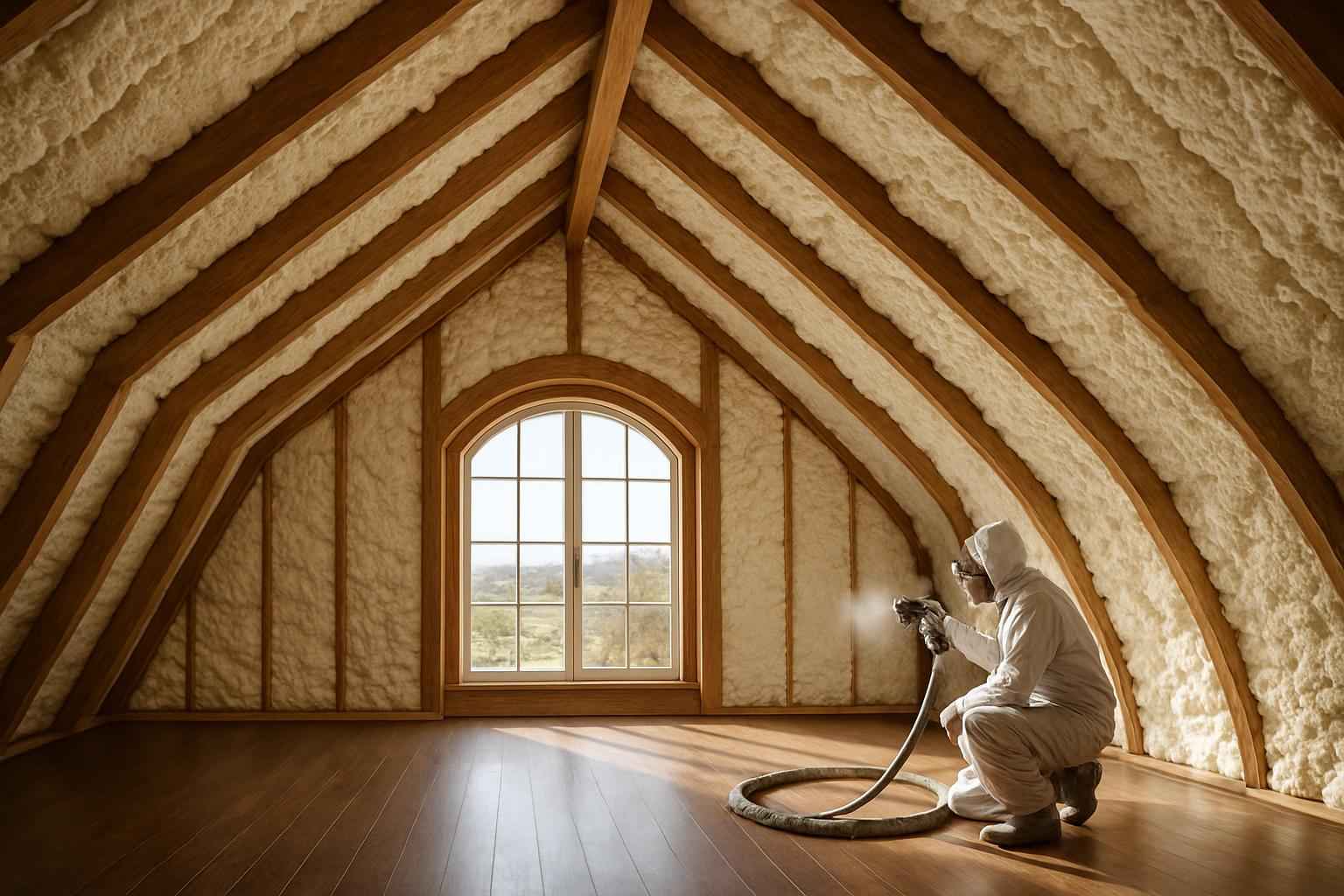 Open Cell Attic Insulation in Harper TX