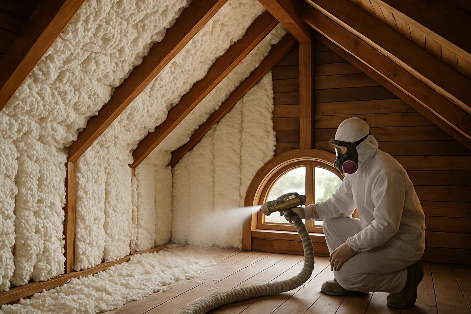 Open Cell Attic Insulation in Kendalia TX