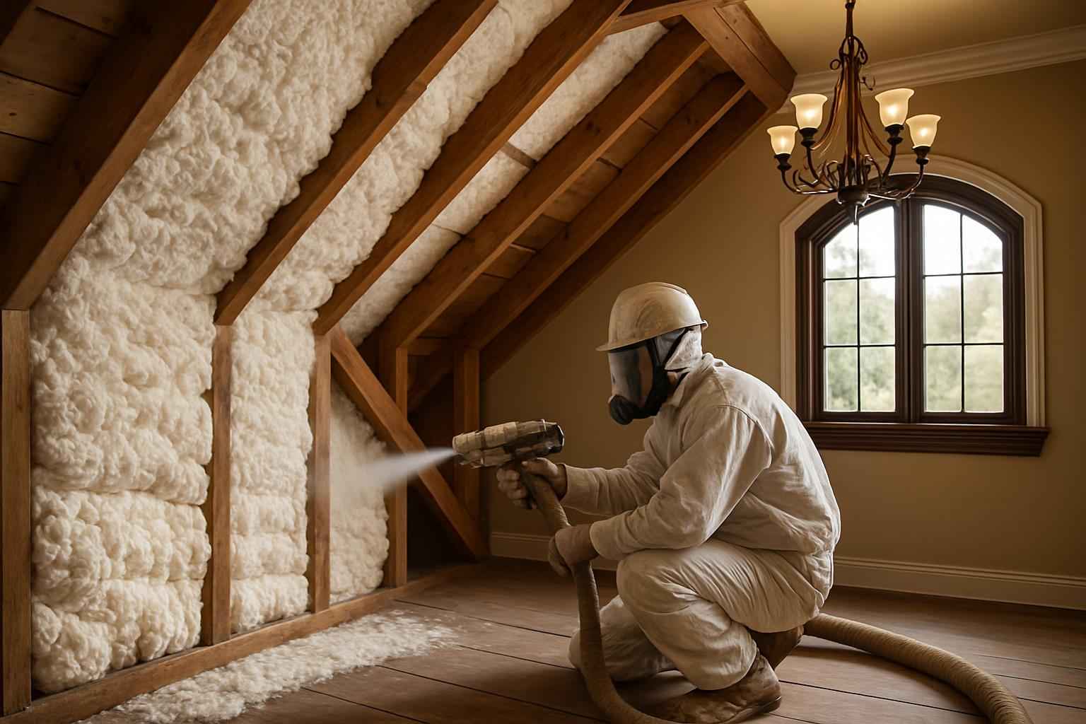 Open Cell Attic Insulation in Kerrville TX