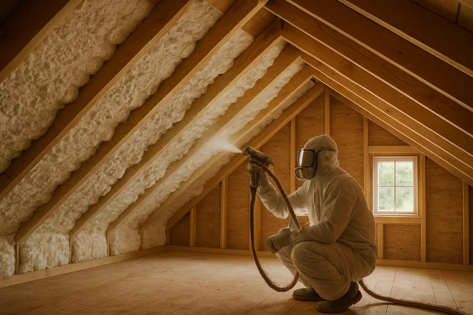 Open Cell Attic Insulation in Sisterdale TX