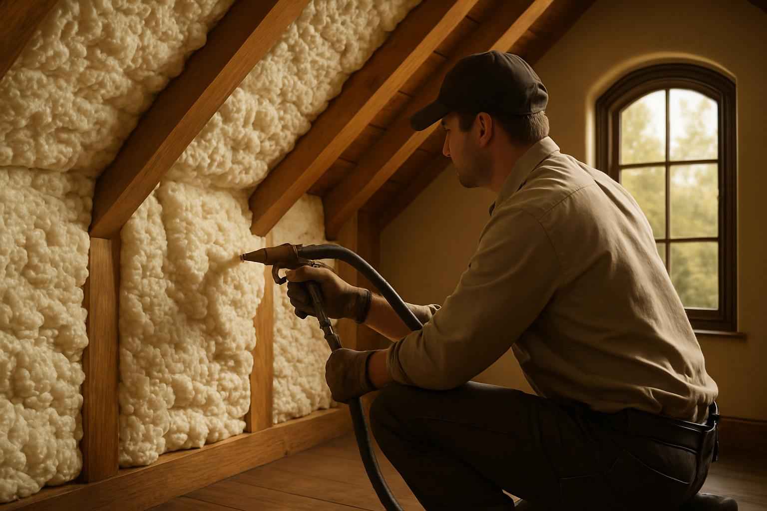 Open Cell Insulation Repair in Johnson City TX