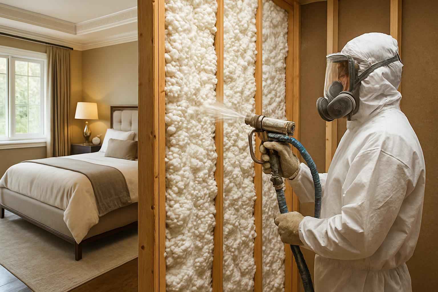 Open Cell Wall Insulation in Comfort TX