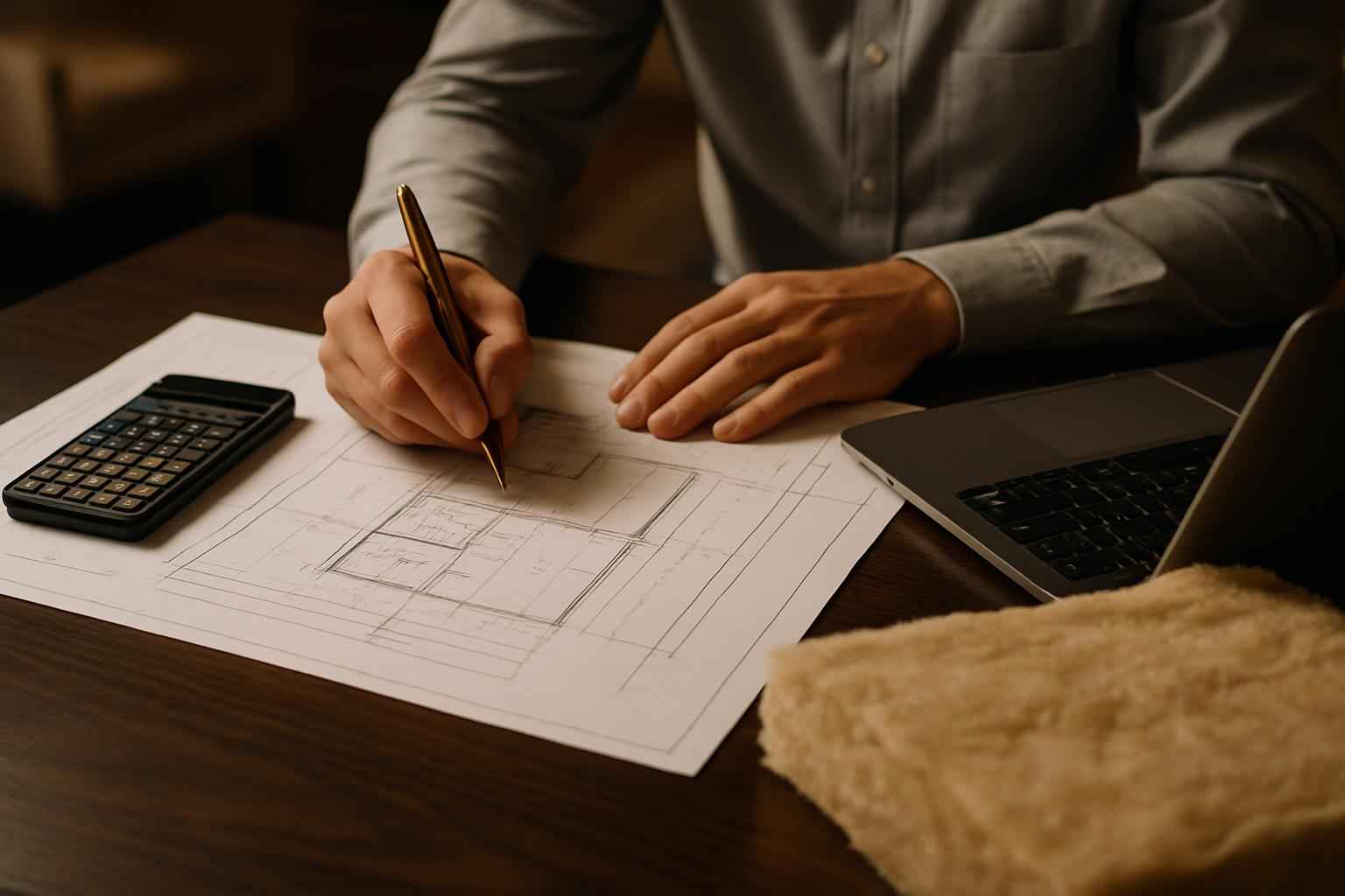 Plan Takeoff Insulation Quote in Comfort TX