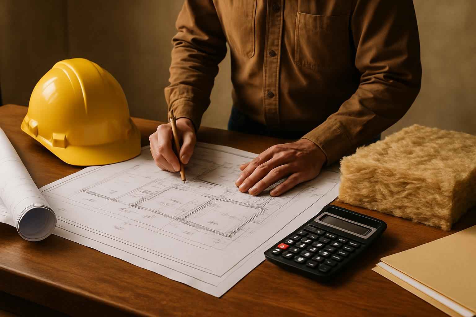 Plan Takeoff Insulation Quote in Ingram TX