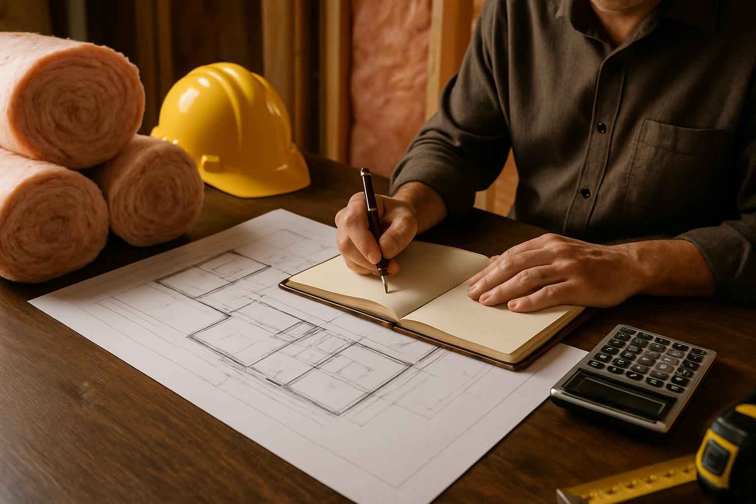 Plan Takeoff Insulation Quote in Waring TX