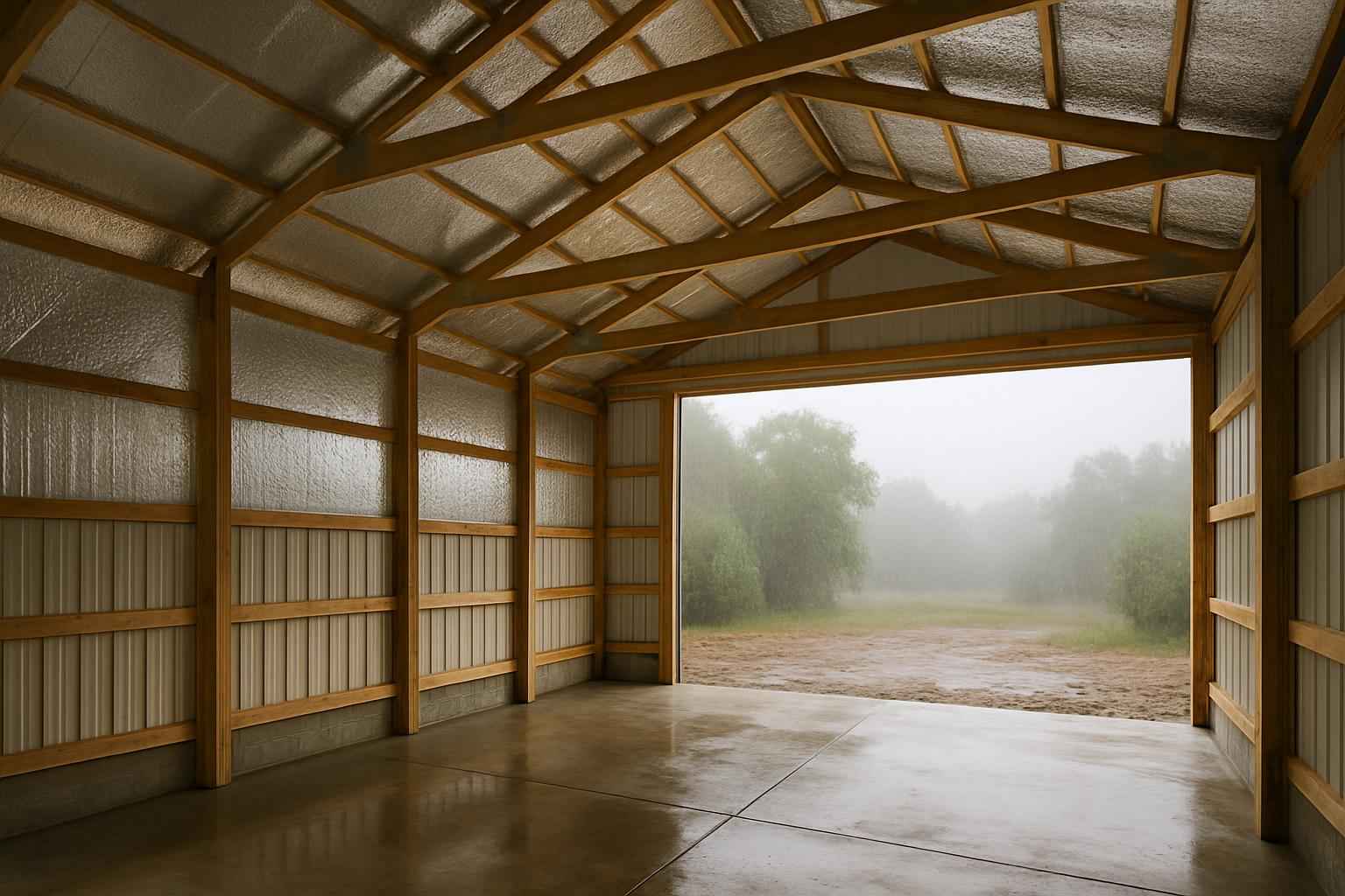Pole Barn Condensation Control in Camp Verde TX