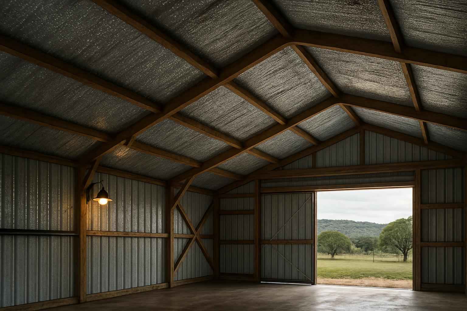 Pole Barn Condensation Control in Ingram TX